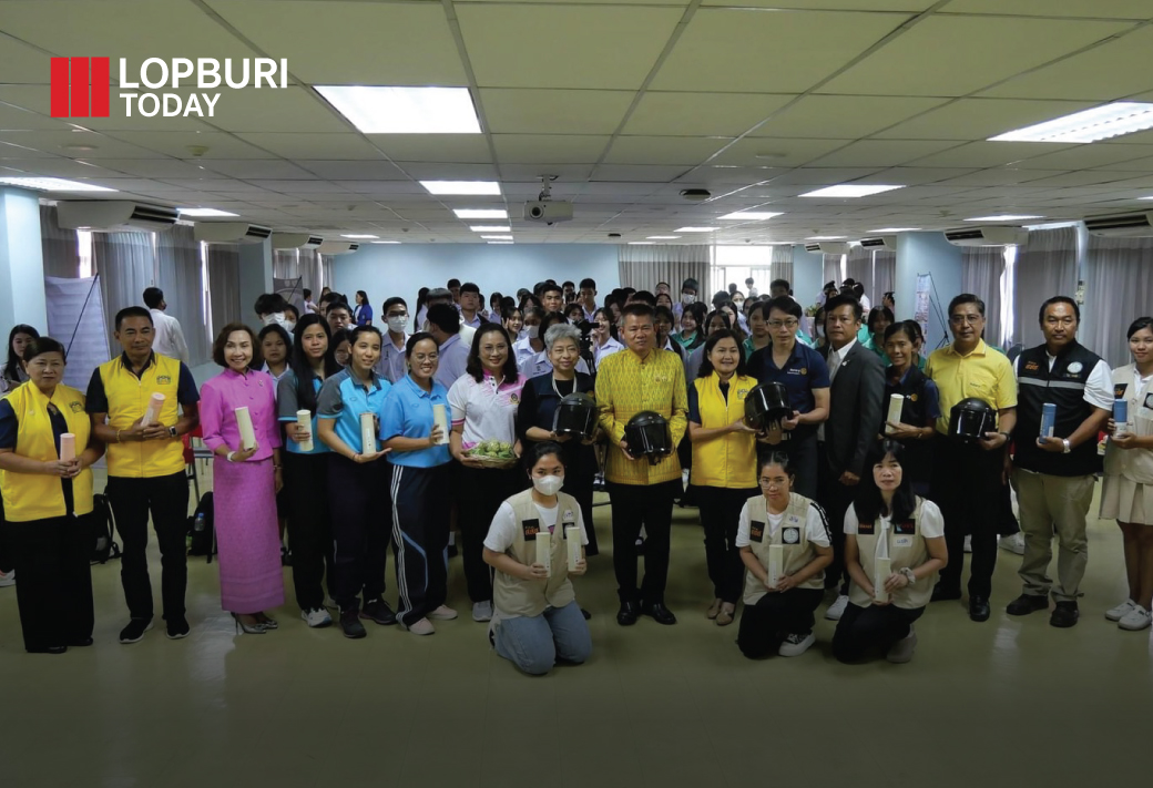 นิเทศศาสตร์ดิจิทัล คณะวิทยาการจัดการ มหาวิทยาลัยราชภัฏเทพสตรี ร่วมกับ สโมสรโรตารี 4 สโมสรในจังหวัดลพบุรี จัดโครงการ ยุวชนไทย ปลอดภัยไกลเหตุ “TRU ห่วงใย ใส่ใจใส่หมวก”