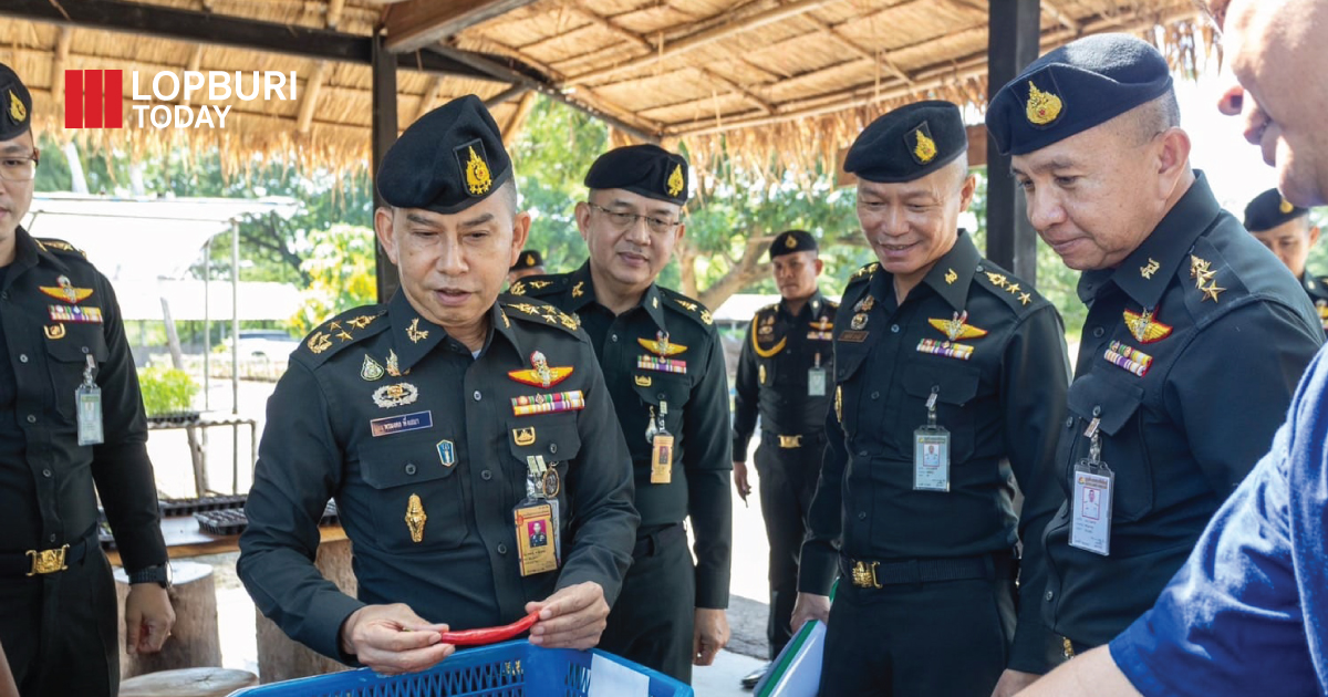 ทบ.ตรวจเยี่ยม “โครงการด้านการเกษตรตามแนวพระราชดำริ” ศูนย์การทหารปืนใหญ่