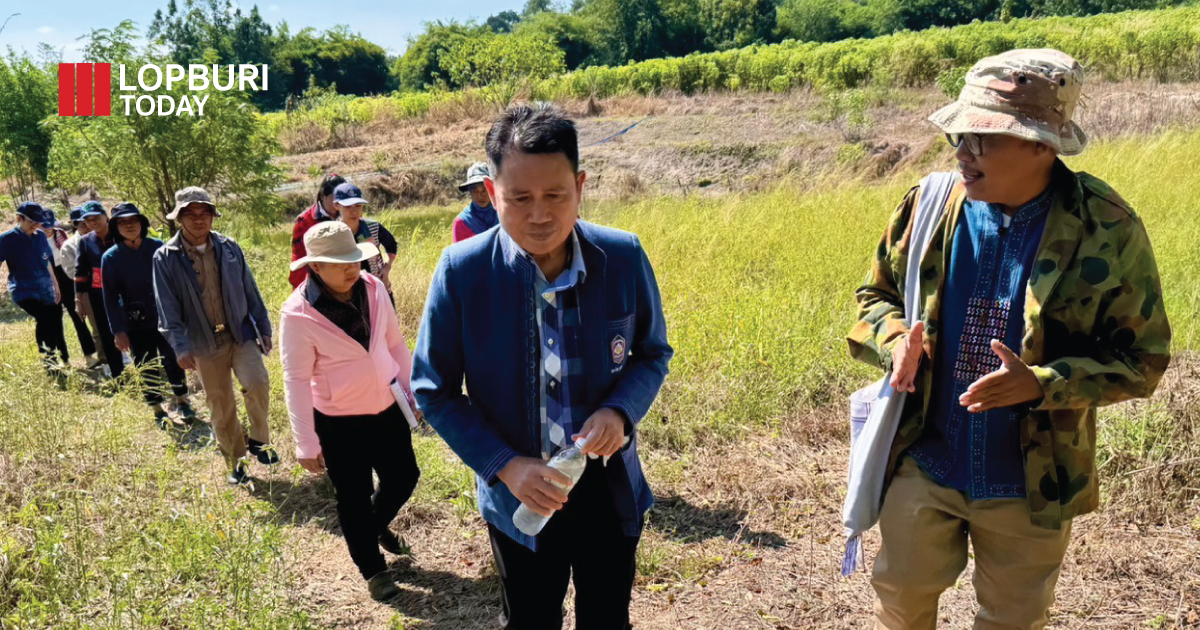 พช.ลพบุรีลงพื้นที่ตรวจติดตามโครงการพัฒนาหมู่บ้านเศรษฐกิจพอเพียง