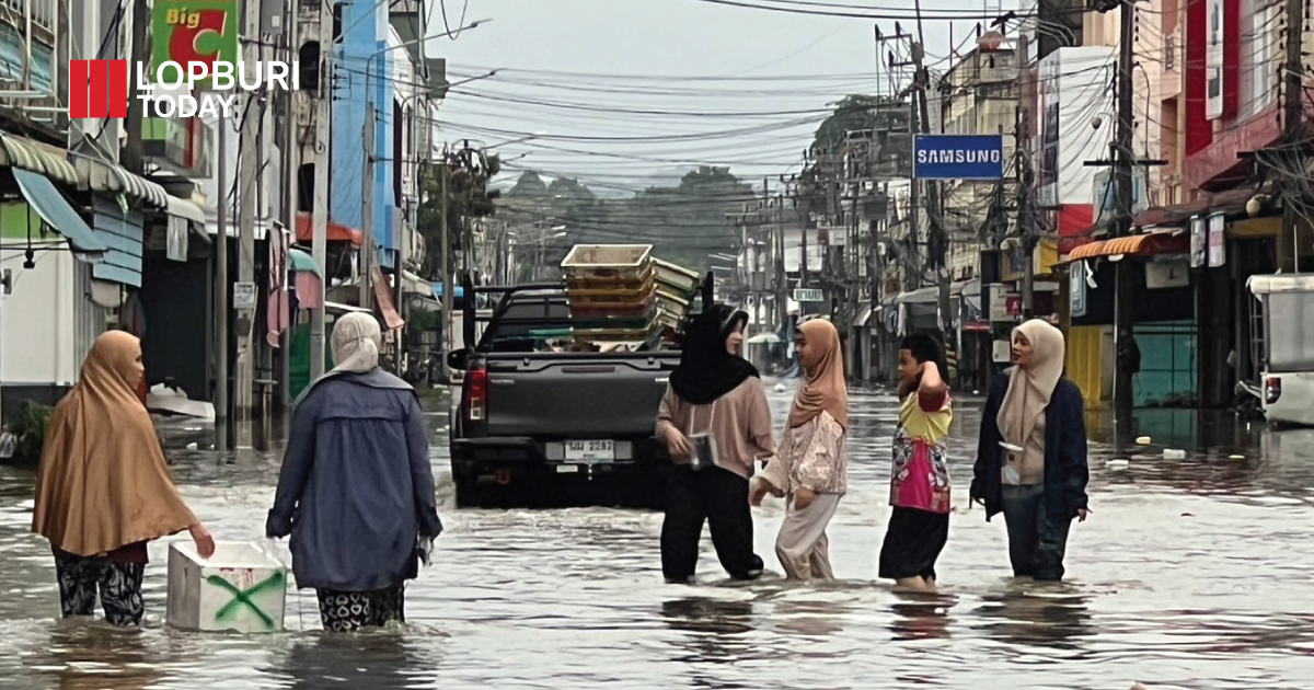 จังหวัดลพบุรีเปิดศูนย์รับบริจาค ช่วยเหลือน้ำท่วมภาคใต้